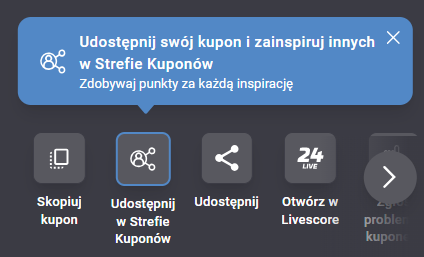 Strefa Kuponów Udostępnianie